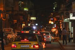 Aleppo am Abend: Gestern pulsierendes Leben - heute eine zerbombte Stadt (Archivaufnahme 2009)