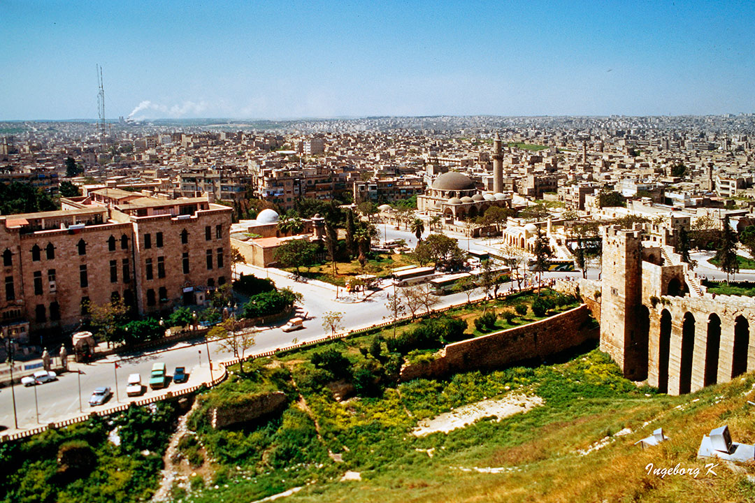 Aleppo - Blick auf die Stadt - als sie noch existierte