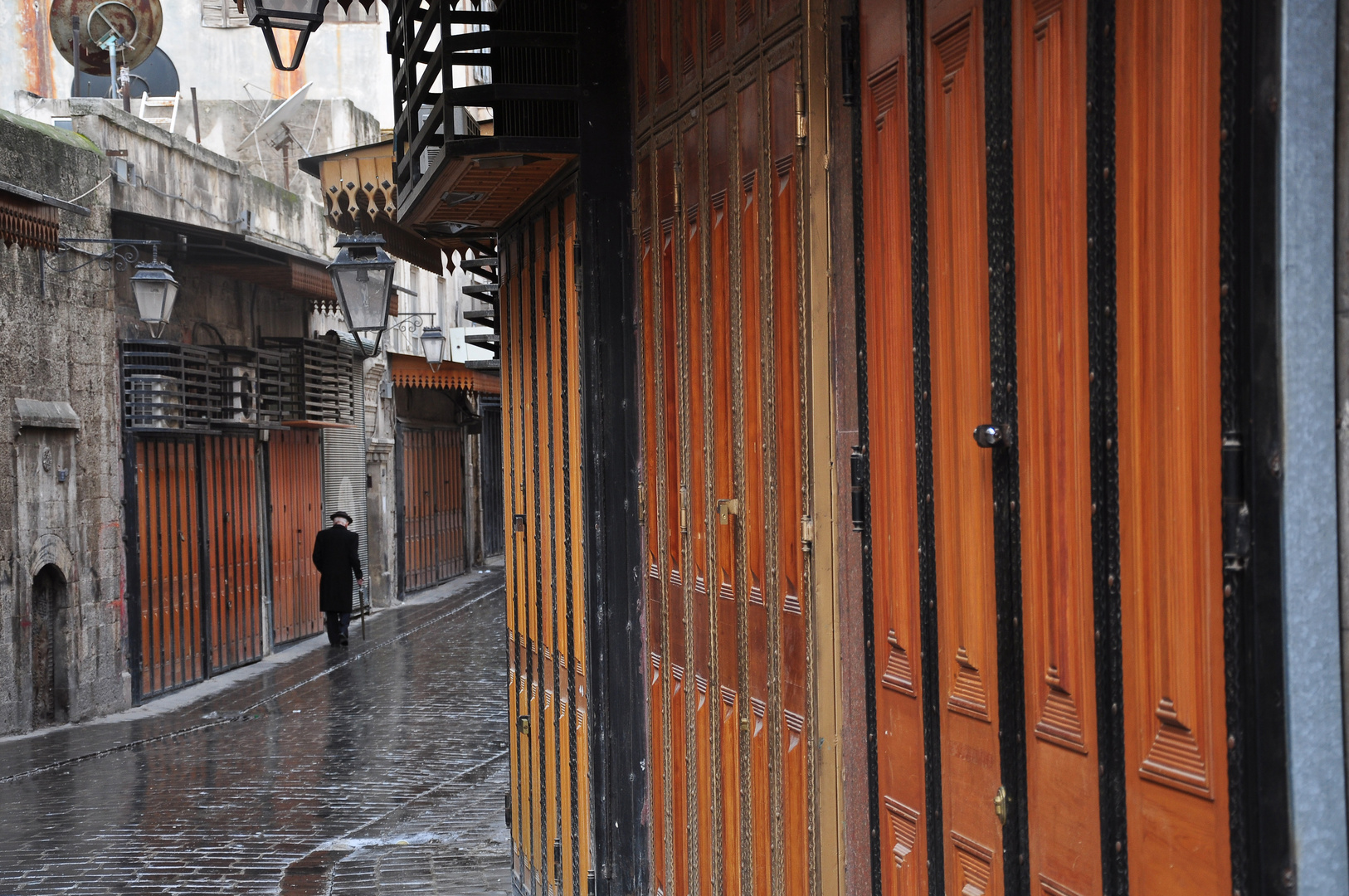 Aleppo - Christenviertel im Regen