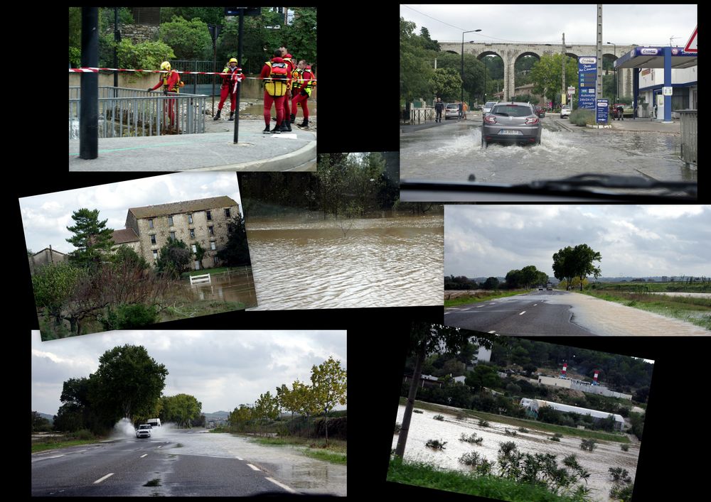 Alès-Nimes, inondations .......