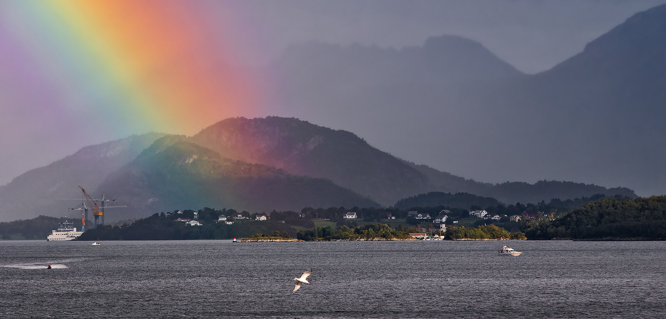 Alesund am späten Nachmittag