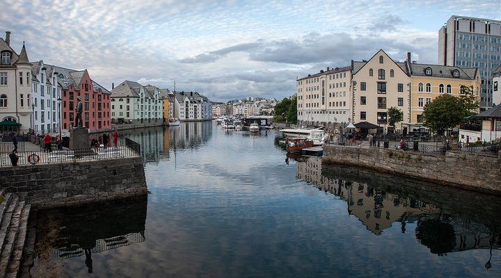 Alesund Hafen