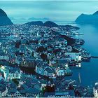 ALESUND (NOR), blaue Stunde