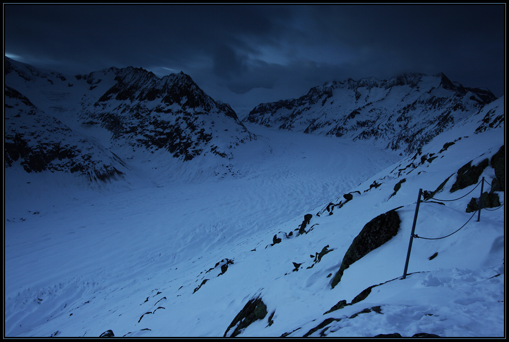 Aletsch at Night