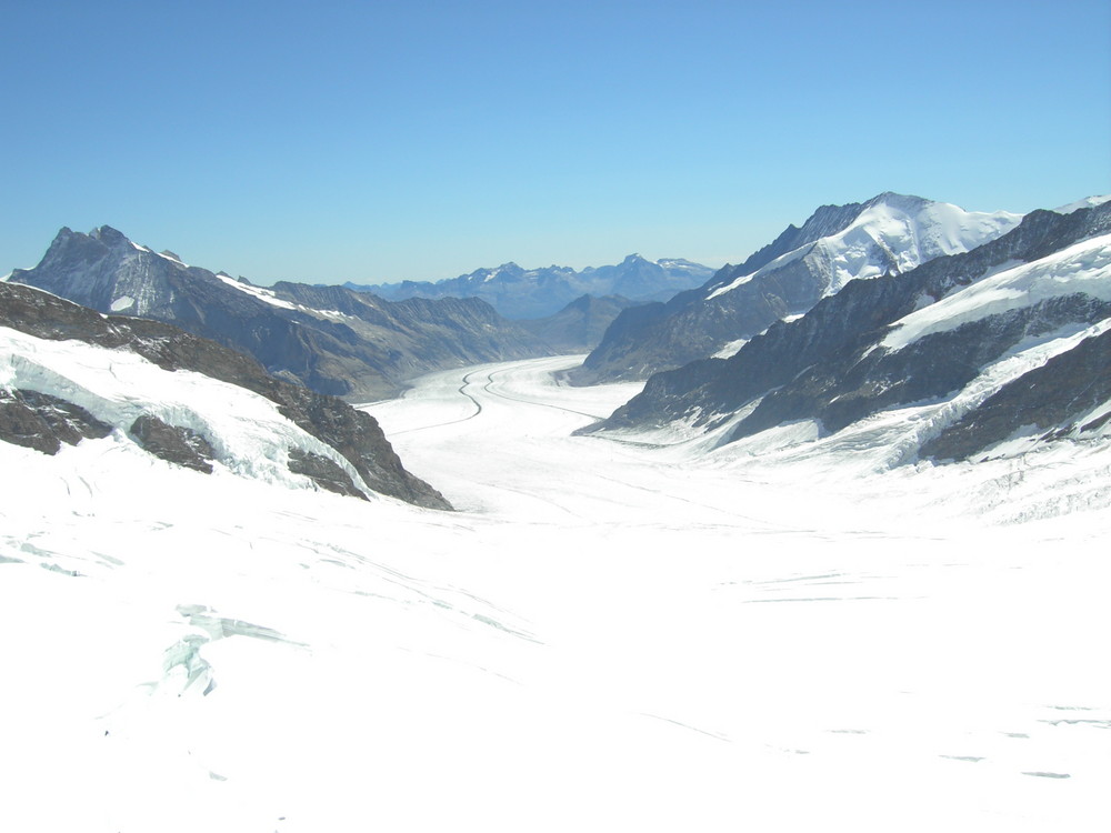 Aletsch Glacier from Jungfraujoch, Suisse 2008