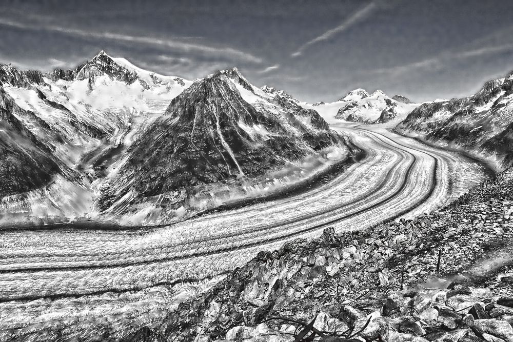 aletsch gletscher ..