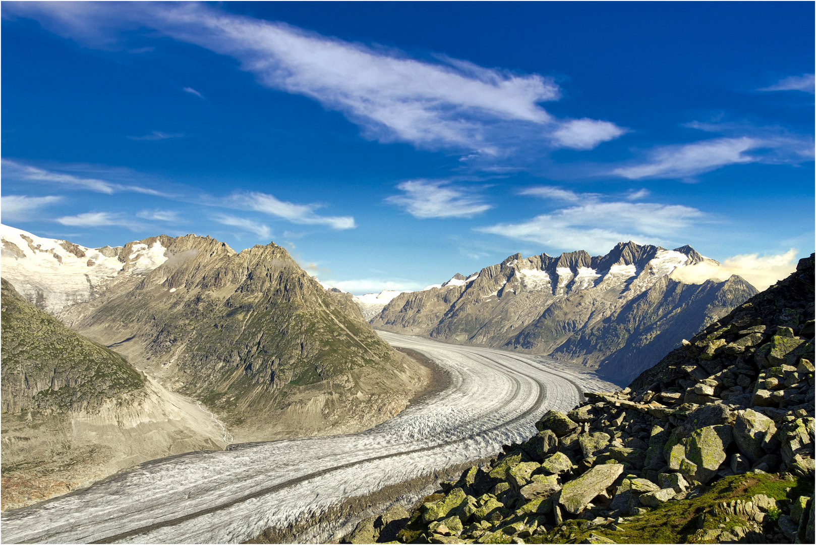 Aletschgletscher 19 km lang