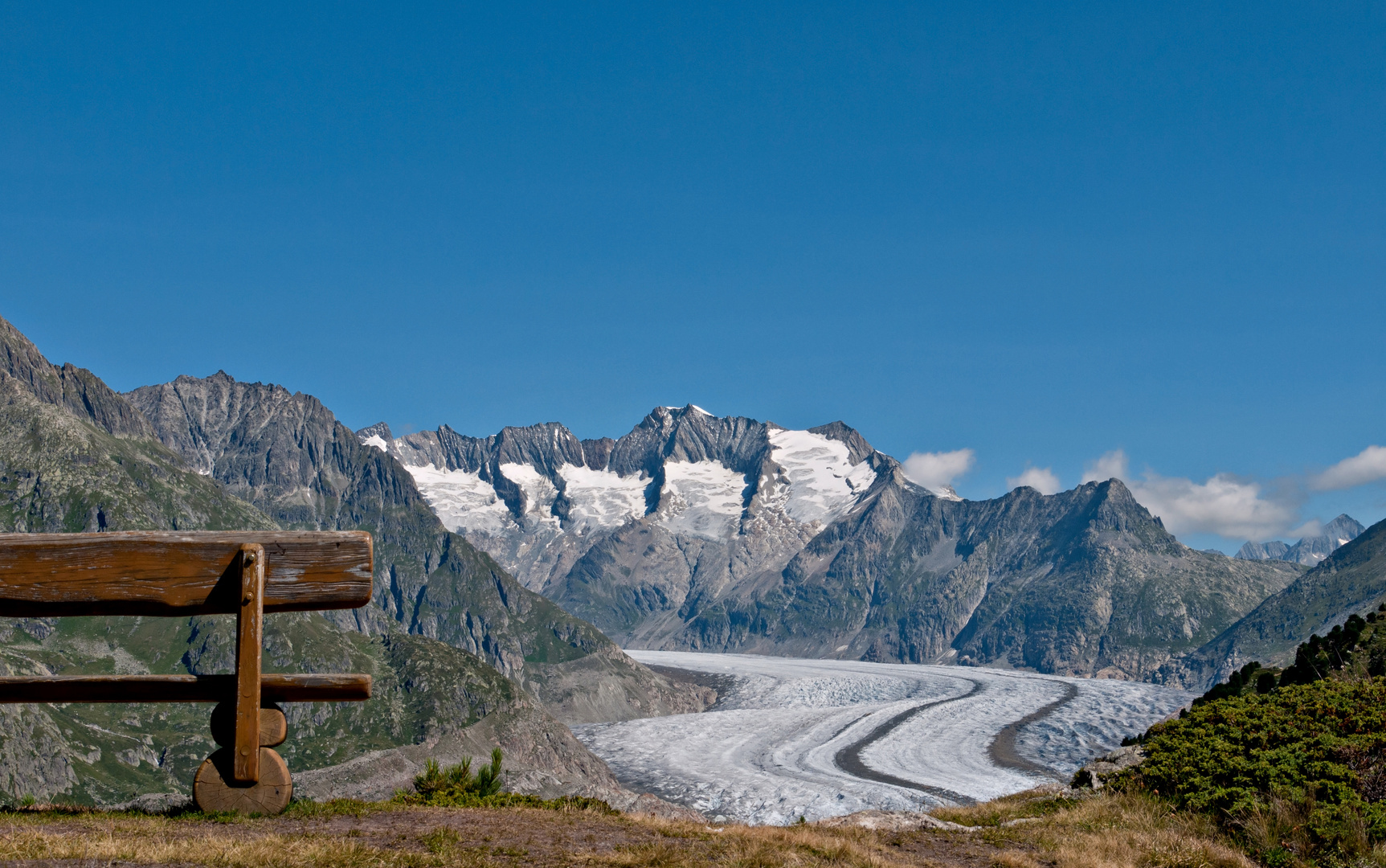 Aletschgletscher - 23 km Eis am Stück!
