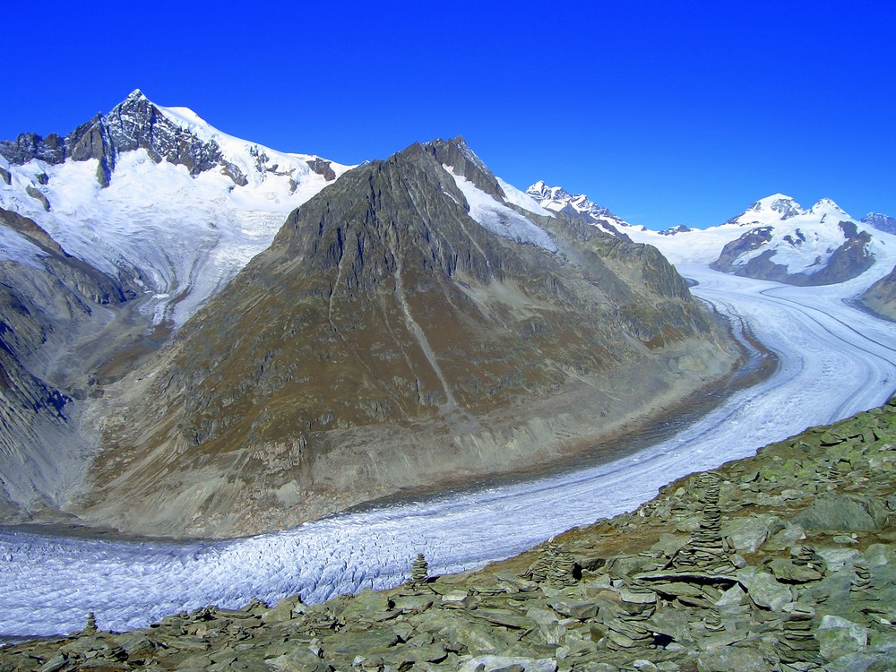 Aletschgletscher am 11.10.2007