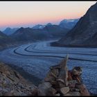 Aletschgletscher am Abend