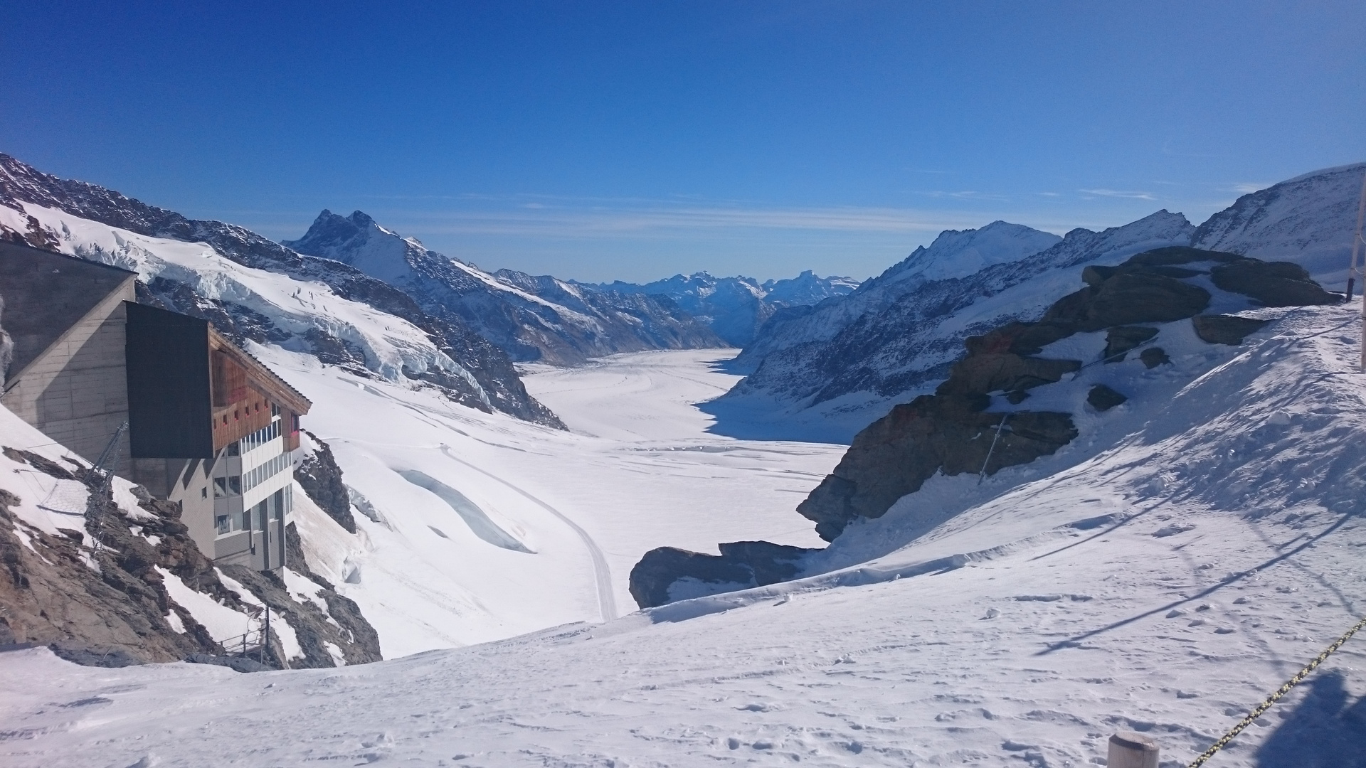 Aletschgletscher am Jungfraujoch