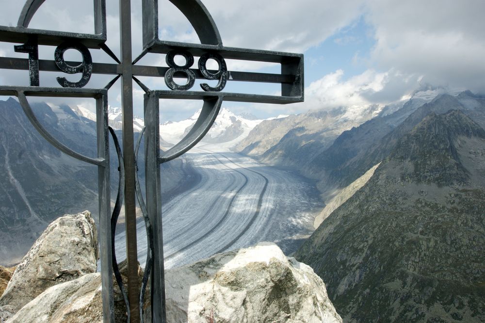 Aletschgletscher aufgenommen vom Eggishorn (2926 m.ü.M.)