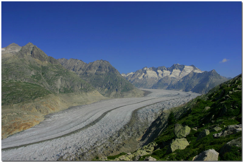 Aletschgletscher  - der längste Gletscher der Alpen