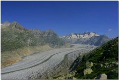 Aletschgletscher  - der längste Gletscher der Alpen