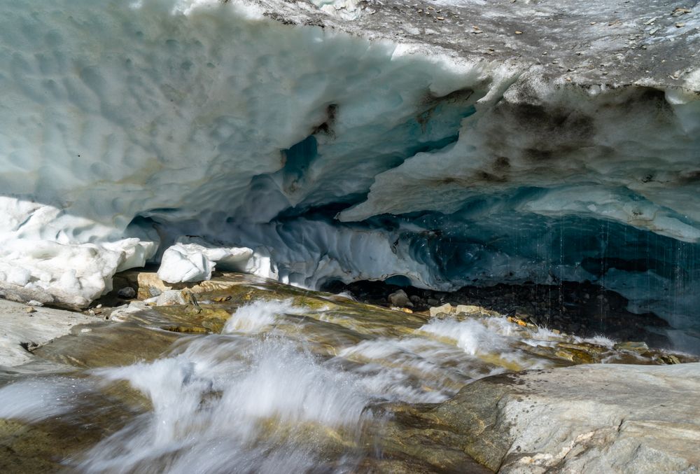 Aletschgletscher, er schmilzt und schmilzt