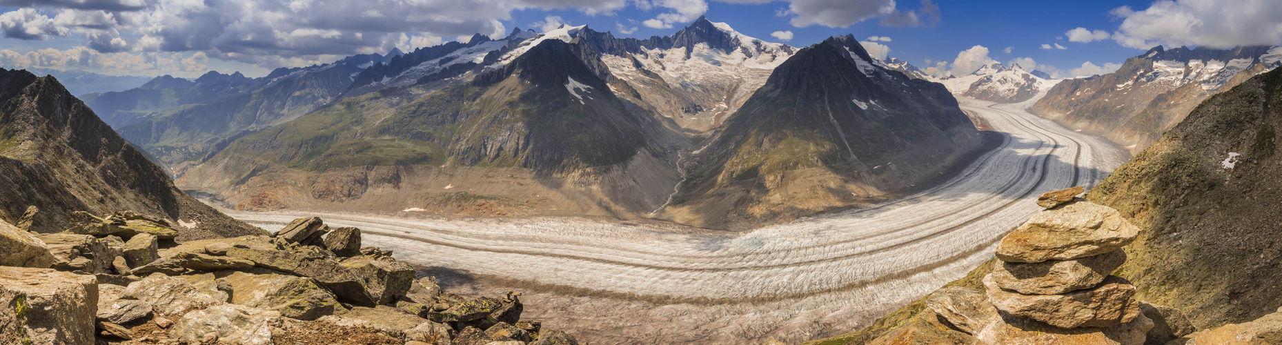 Aletschgletscher, Schweiz, Wallis