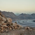 Aletschgletscher von der Konkordiahütte aus fotographiert