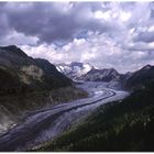 Aletschgletscher vorm Unwetter