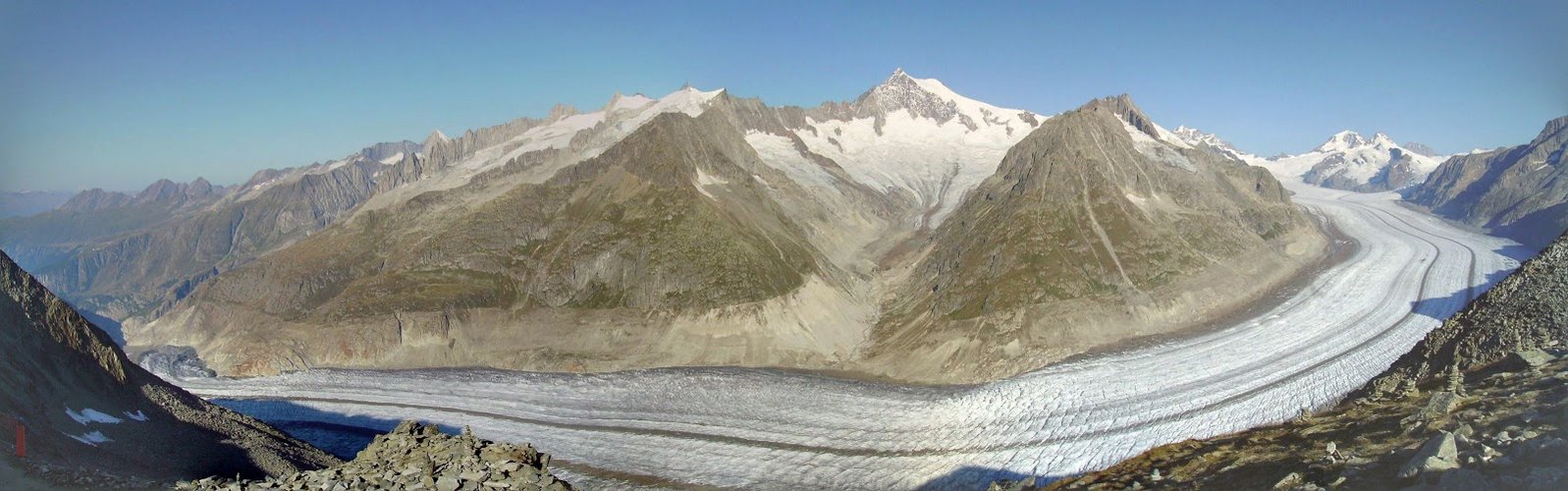 Aletschgletscher, VS, Schweiz