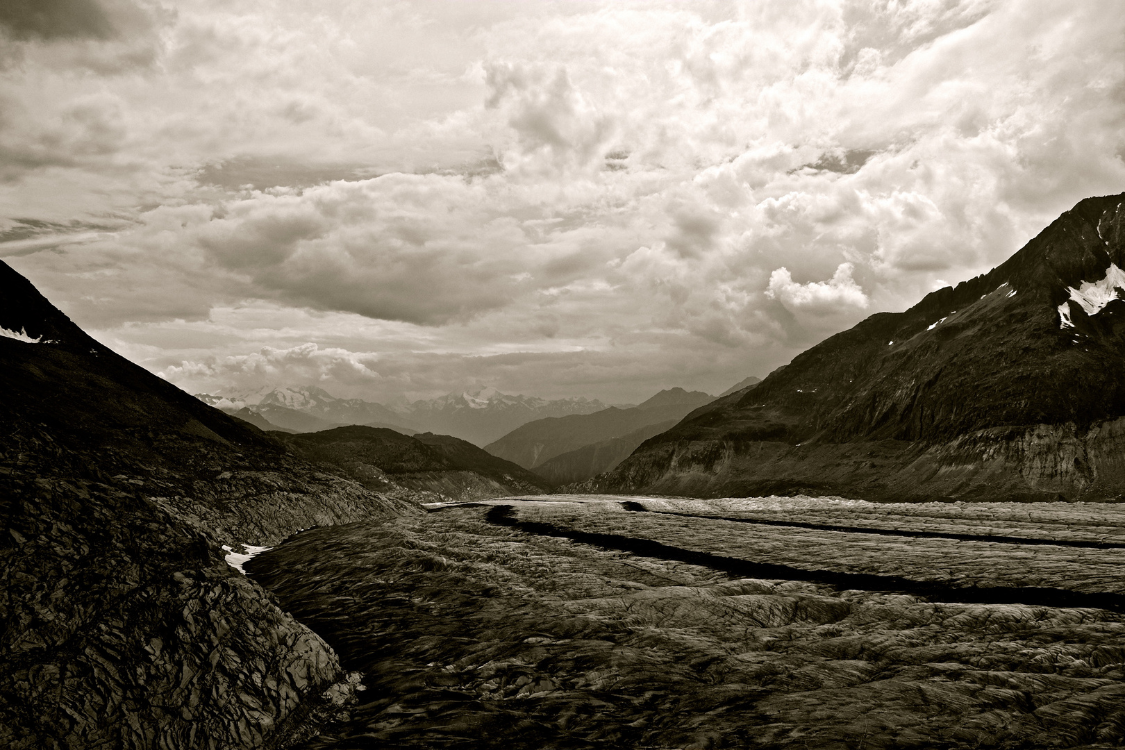 Aletschgletscher, Wallis, Schweiz