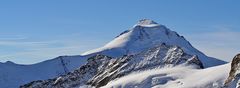 Aletschhorn 4195 m hoch, daß vom Jungfraufirn weiter entfernt liegt