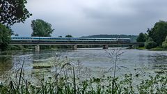 ALEX nach Hof auf der Naab-Brücke