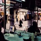 ©ALEX WEBB - URKEY Istanbul 2001 View from a barbershop near Taksim Square.