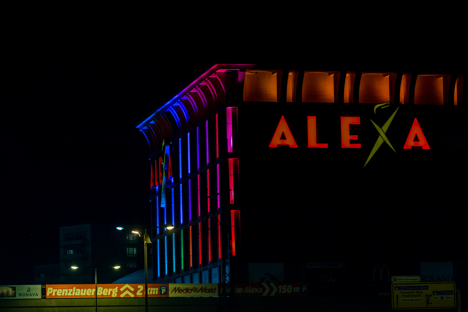 Alexa bei Nacht