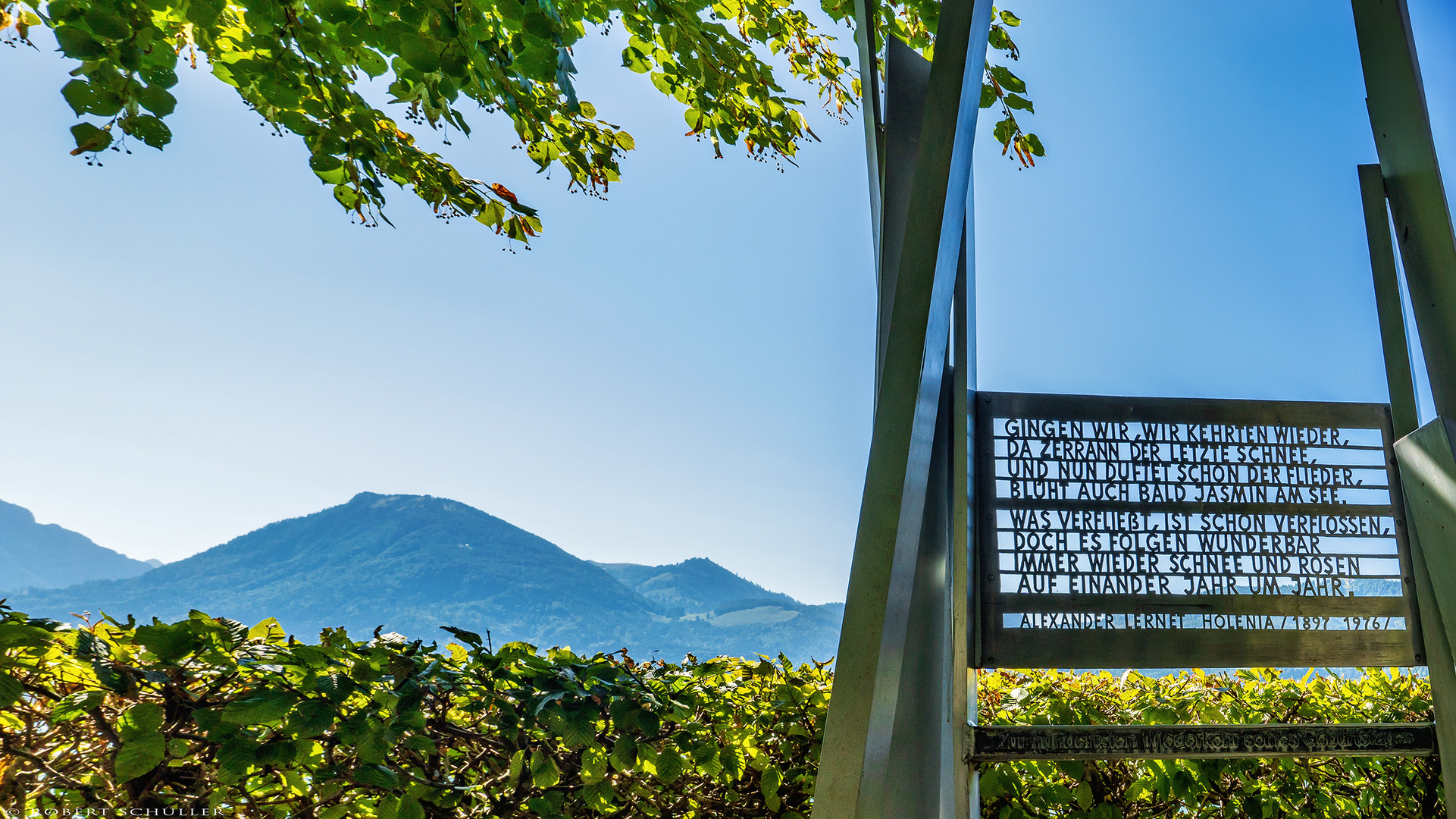 Alexander Lernet-Holenia am Wolfgangsee