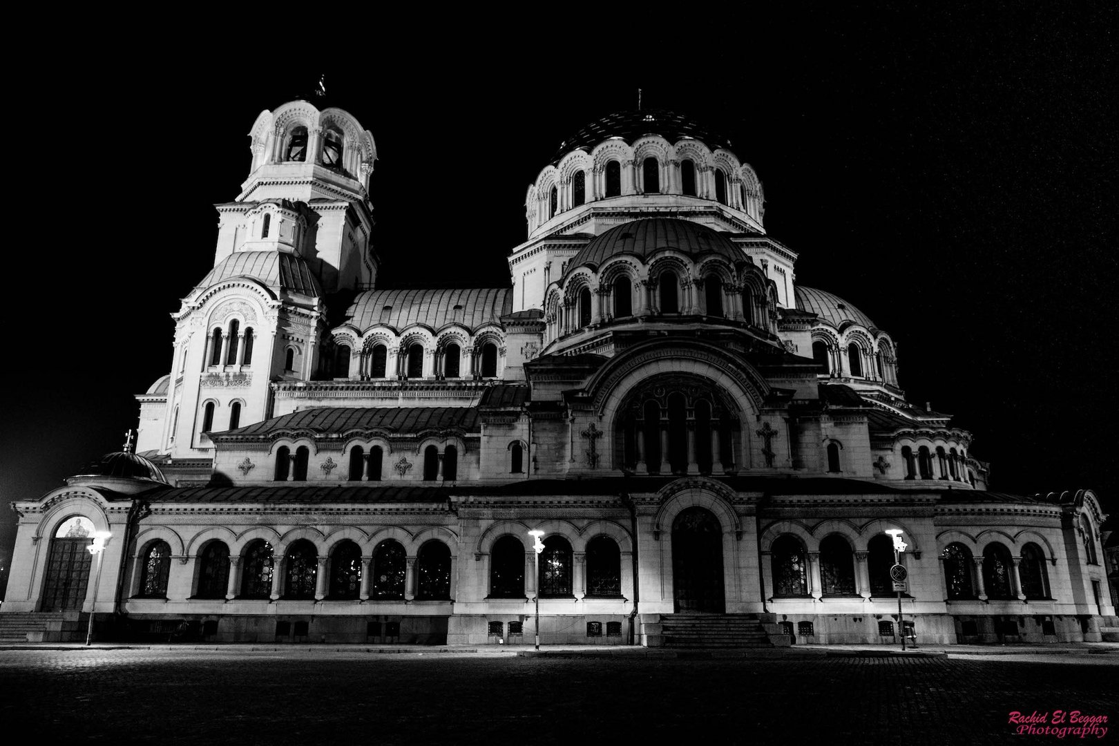 Alexander Nevsky Cathedral at Night, Sofia, Bulgaria