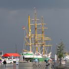 Alexander v. Humboldt II im Hafen von Eckernförde