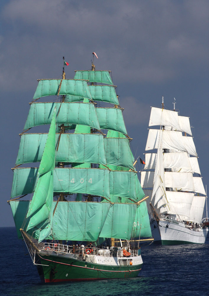 Alexander von Humboldt und Cuauhtemoc bei der Funchal 500 Regatta