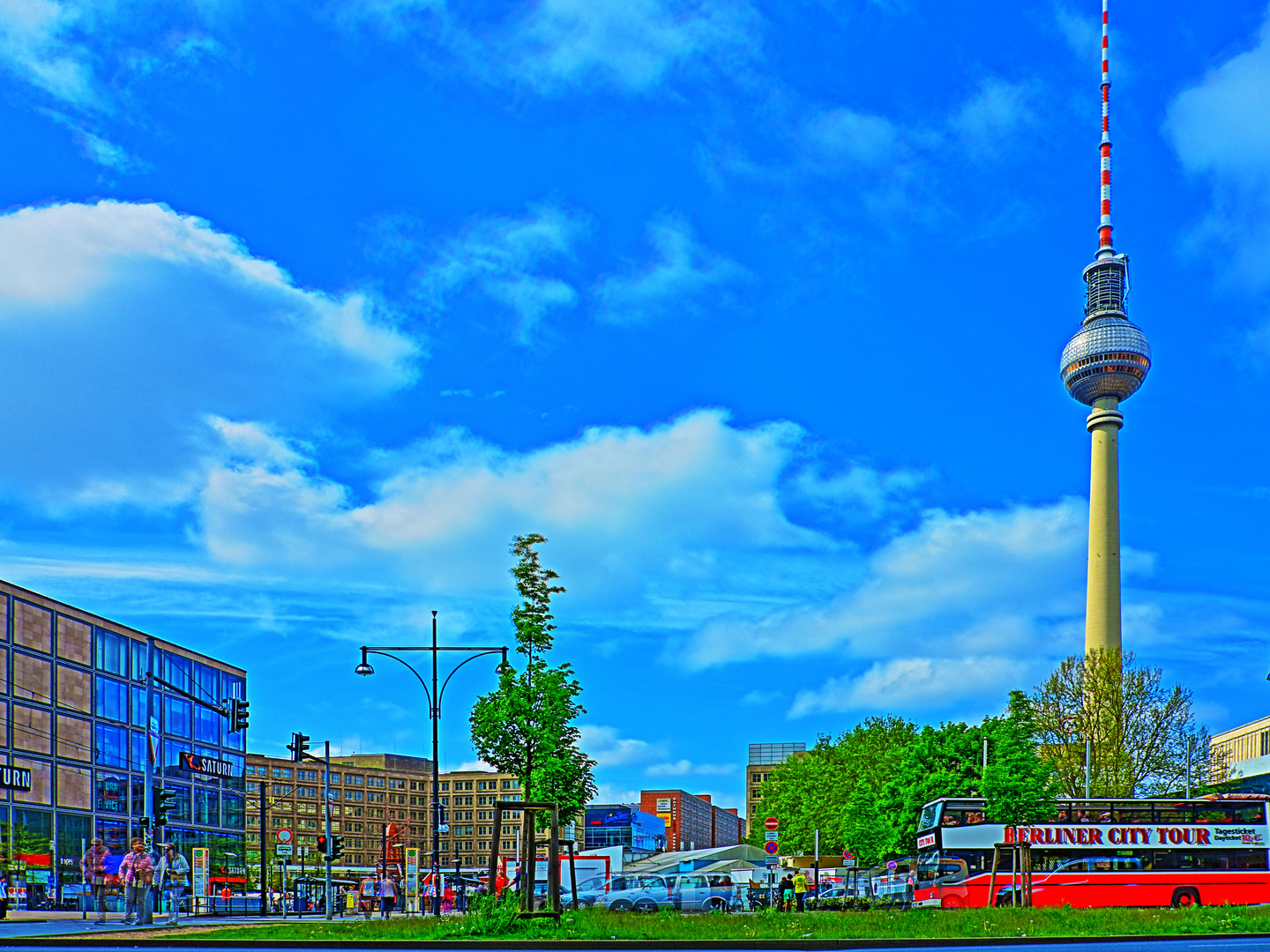 Alexanderplatz ""gemalt""