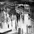 Alexanderplatz im Regen