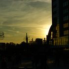 Alexanderplatz in der Dämmerung