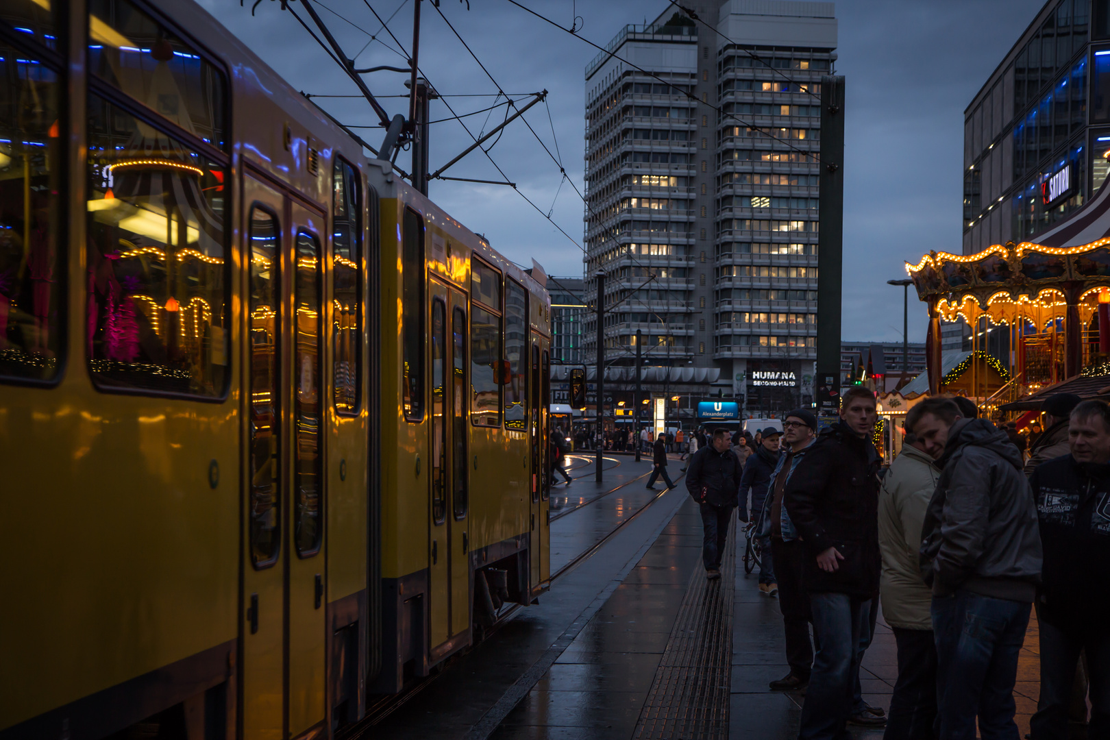 Alexanderplatz in Weihnachtsmarktstimmung