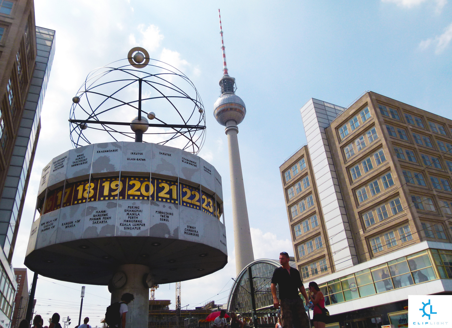 Alexanderplatz mit Weltzeituhr