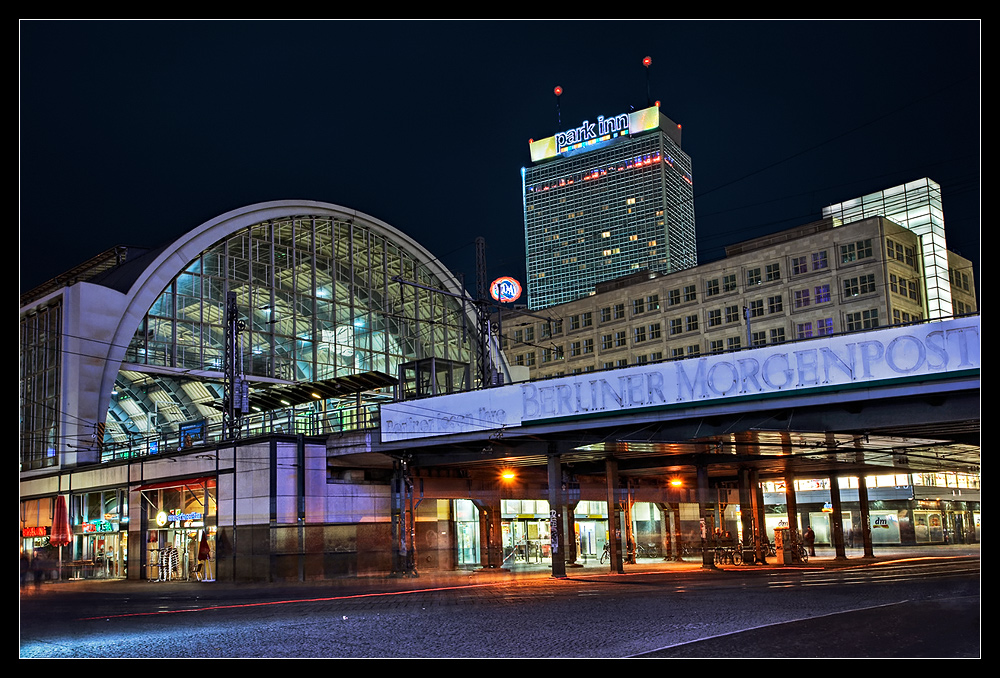 Alexanderplatz @ night