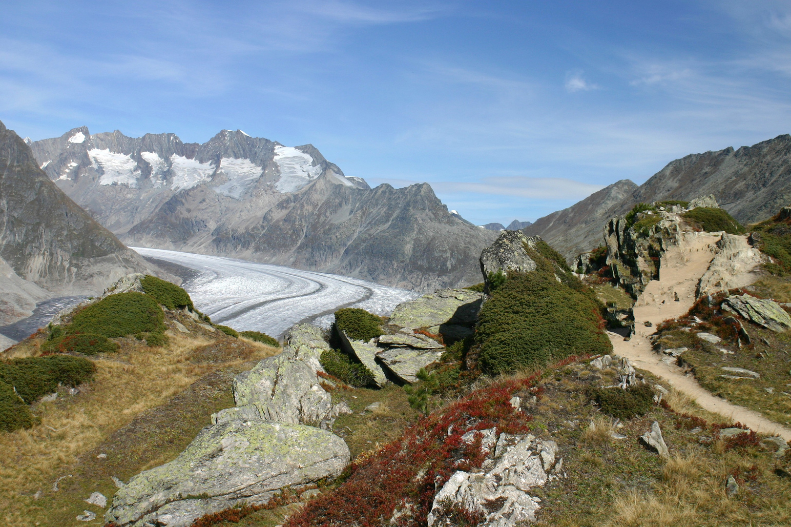 Alexgletscher mit Gletschergarten