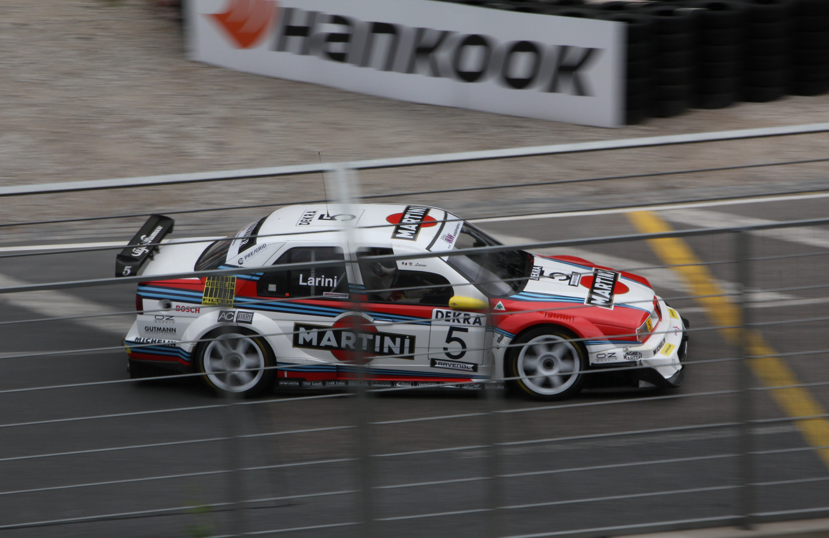 Alfa 155 ex DTM capturing speed @ Norisring