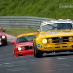 Alfa Romeo GTA M (1971) auf der Geraden zum Karussell auf der Nordschleife | ADAC Eifelrennen 2012