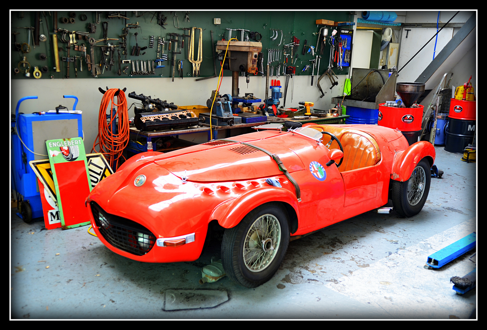 Alfa Romeo in Garage