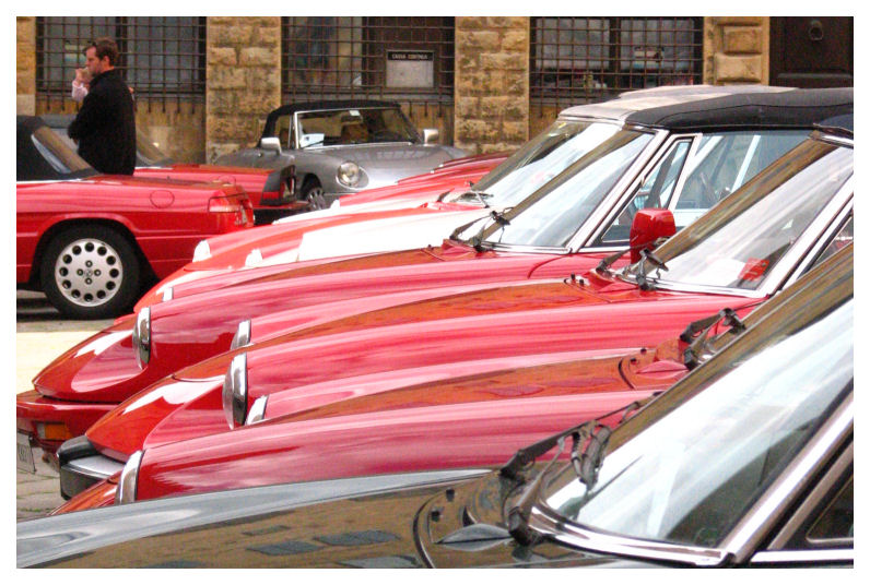 Alfa Romeo Treffen in Volterra, Toscana