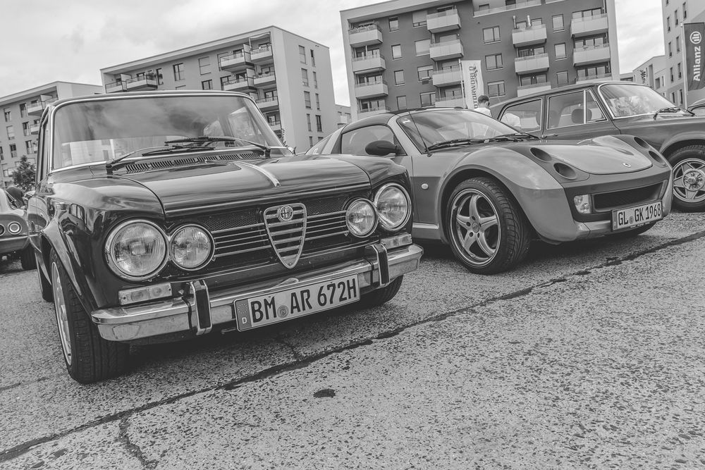 Alfisti Foto & Bild autos & zweiräder, monochrom, oldtimer youngtimer