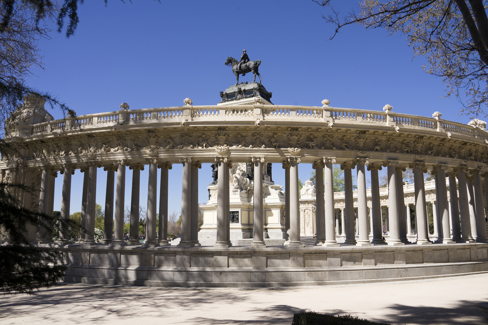 Alfonso XII im Retiro Park von Madrid