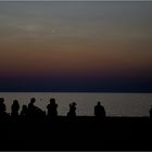 Algajola - Abendstimmung am Strand nach Sonnuntergang