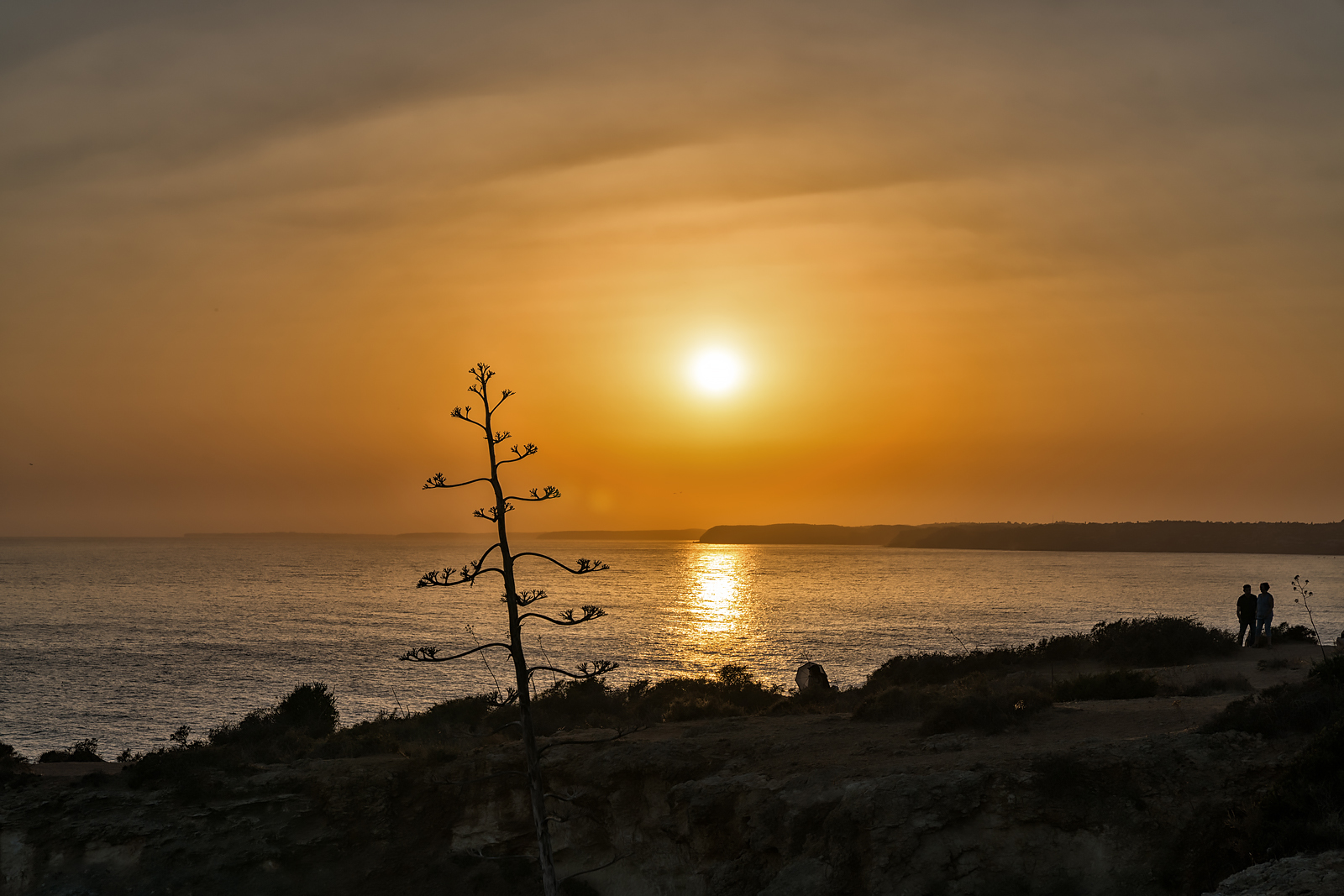 Algarve sunset time