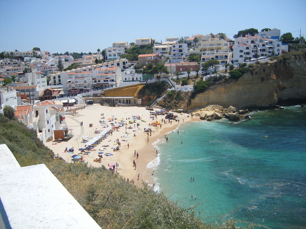 Algarvestrand bei Carvoeiro