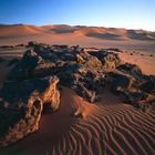 ALGERIEN Dünenlandschaft mit Vordergrundstrukturen