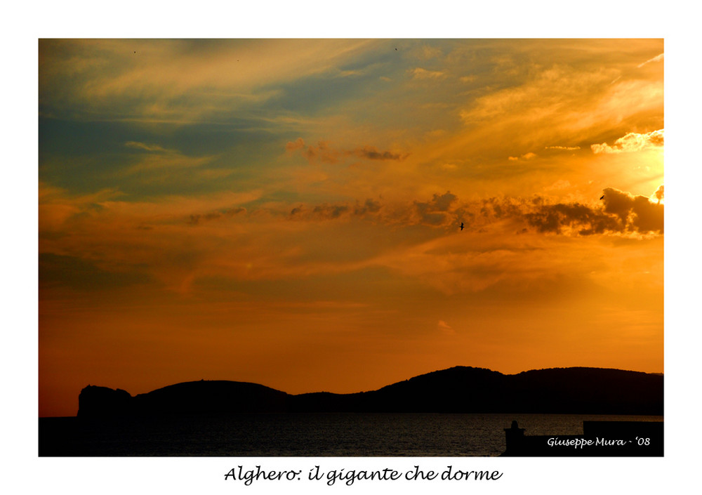 Alghero: il gigante che dorme...